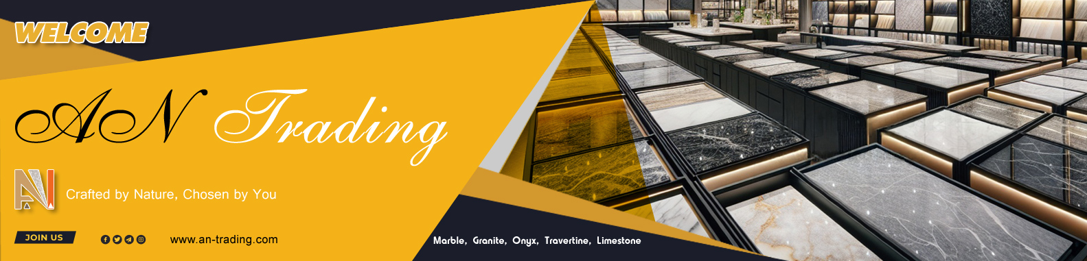 AN-Trading , Marble , Granite , Onyx , Travertine , Limestone